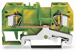 2-przewodowa złączka PE 4 mm², żółto-zielona 281-907