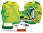 2-przewodowa złączka PE 35mm², żółto-zielona 285-637