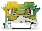 2-przewodowa złączka PE 2,5 mm², żółto-zielona 280-607