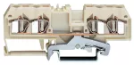 4-przewodowa złączka do ekranu 4 mm², biała 281-658