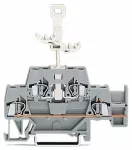 Złączka dwupiętrowa przelotowa/przelotowa, szaro/szara 280-522
