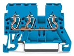 3-przewodowa złączka przelotowa 2,5 mm², niebieska 870-684