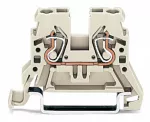2-przewodowa złączka przelotowa 2,5 mm², jasnoszara 870-909