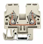2-przewodowa złączka przelotowa 2,5 mm², jasnoszara 870-919