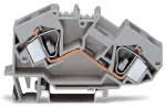 2-przewodowa złączka przelotowa 16 mm², szara 783-601