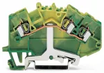 3-przewodowa złączka PE 2,5 mm², żółto-zielona 780-637