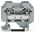 2-przewodowa złączka przelotowa 16 mm², szara 283-101