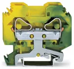 2-przewodowa złączka PE 16 mm², żółto-zielona 283-107
