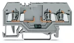 Złączka do zabudowy elementów 3-przewodowe, szara 280-673/281-410