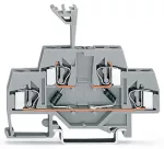 Złączka do zabudowy elementów 2-piętrowe, szara 281-636/281-487