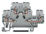 Złączka do zabudowy elementów 2-piętrowe, szara 870-541/281-489
