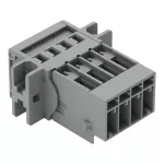 Wtyk 1-przewodowy CAGE CLAMP®, szara 769-604/002-000