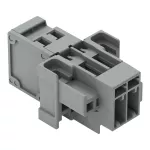 Wtyk 1-przewodowy CAGE CLAMP®, szara 769-602/004-000