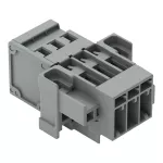 Wtyk 1-przewodowy CAGE CLAMP®, szara 769-603/004-000