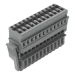 1-przewodowe gniazdo CAGE CLAMP®, szara 769-112/021-000