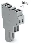 2-przewodowe gniazdo CAGE CLAMP®, szara 769-122