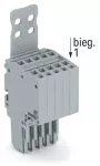 2-przewodowe gniazdo Push-in CAGE CLAMP®, szara 2020-205/133-000