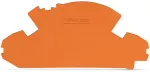 Ścianka końcowa/rozdzielająca gr. 1,5 mm bez możliwości plombowania, pomarańczowa 2007-8892