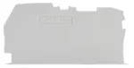 Ścianka końcowa/wewnętrzna gr. 0,8 mm, szara 2102-1291