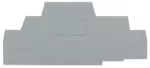 Ścianka końcowa/wewnętrzna gr. 2,5 mm, szara 280-303