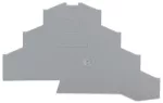 Ścianka końcowa/wewnętrzna gr. 1 mm, szara 281-365