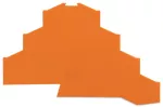 Ścianka końcowa/wewnętrzna gr. 1 mm, pomarańczowa 281-366