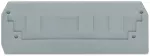 Ścianka końcowa/wewnętrzna gr. 2,5 mm, szara 284-308