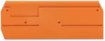 Ścianka końcowa/wewnętrzna gr. 2,5 mm, pomarańczowa 880-339