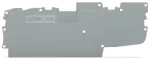 Ścianka końcowa/wewnętrzna gr. 1 mm, szara 2020-1491