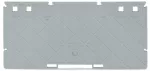 Ścianka rozdzielająca gr. 2 mm szer. 157 mm, szara