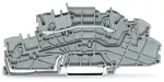 Piętrowa złączka instalacyjna z otworem montażowym 2,5 mm², szara 2003-6650