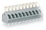 Złączka do płytek drukowanych przycisk 2,5 mm² RM 5/5,08 mm 8-bieg, jasnoszary 256-408/000-009/999-950