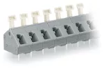 Złączka do płytek drukowanych przycisk 2,5 mm² RM 7,5/7,62 mm 2-bieg, jasnoszary 256-502/332-009/999-950