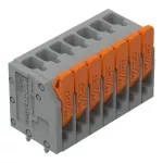 Złączka do płytek drukowanych dźwignia 1,5 mm² RM 3,5 mm 7-bieg, szara 2601-3107