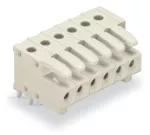 Gniazdo THT konstrukcja kątowa RM 3,5 mm, jasnoszary