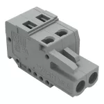 1-przewodowe gniazdo CAGE CLAMP®, szara 231-102/026-000