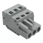 1-przewodowe gniazdo CAGE CLAMP®, szara 231-103/026-000