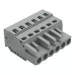 1-przewodowe gniazdo CAGE CLAMP®, szara 231-106/026-000