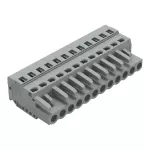 1-przewodowe gniazdo CAGE CLAMP®, szara 231-112/026-000