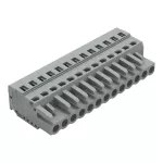 1-przewodowe gniazdo CAGE CLAMP®, szara 231-113/026-000