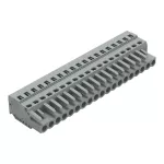 1-przewodowe gniazdo CAGE CLAMP®, szara 231-119/026-000