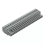 1-przewodowe gniazdo CAGE CLAMP®, szara 231-121/026-000