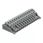 1-przewodowe gniazdo CAGE CLAMP®, szara 231-113/037-000
