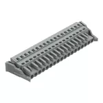 1-przewodowe gniazdo CAGE CLAMP®, szara 231-118/037-000