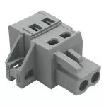 1-przewodowe gniazdo CAGE CLAMP®, szara 231-102/031-000
