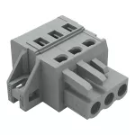 1-przewodowe gniazdo CAGE CLAMP®, szara 231-103/031-000