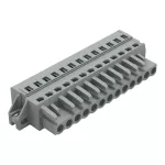 1-przewodowe gniazdo CAGE CLAMP®, szara 231-113/031-000