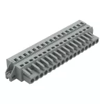 1-przewodowe gniazdo CAGE CLAMP®, szara 231-117/031-000