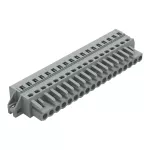1-przewodowe gniazdo CAGE CLAMP®, szara 231-118/031-000