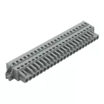 1-przewodowe gniazdo CAGE CLAMP®, szara 231-123/031-000